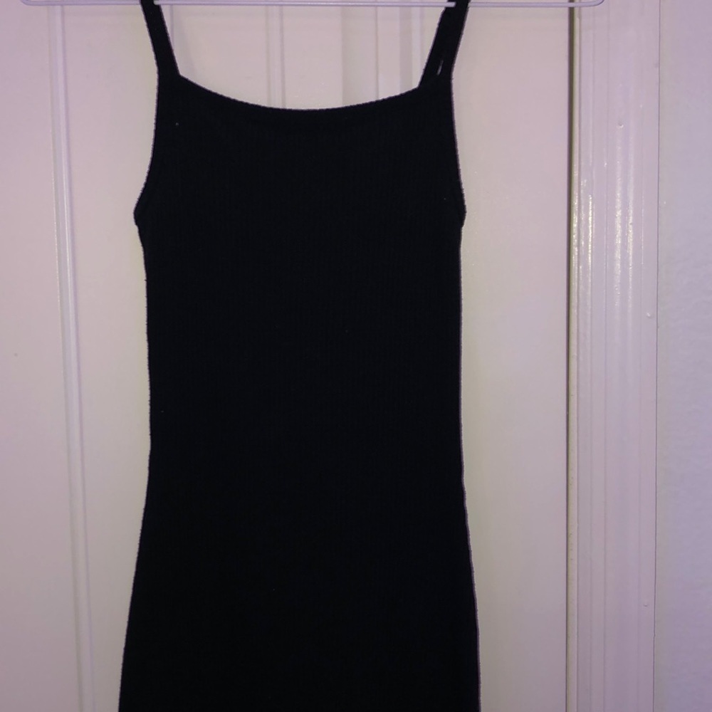 black simple dress
